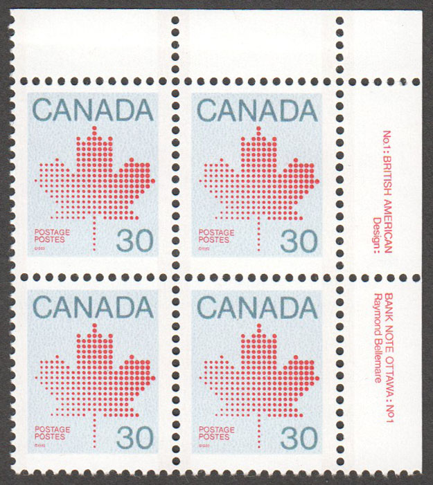Canada Scott 923 MNH PB UR (A2-8) - Click Image to Close